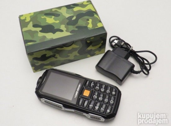 Ojačani mobilni telefon C9 sa dve SIM kartice i LED lampom