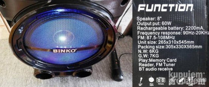 Zvucnik - Audio karaoke zvucnik - Binko BK-800