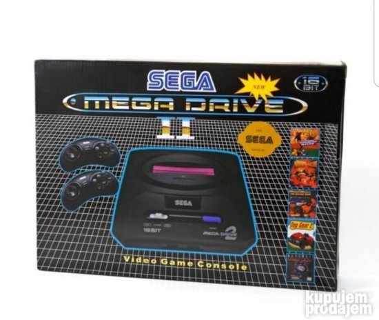 Retro 16-bit TV konzola sa 2 džojstika i AV kablom