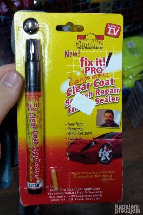 Providni marker za površinske ogrebotine na automobilu