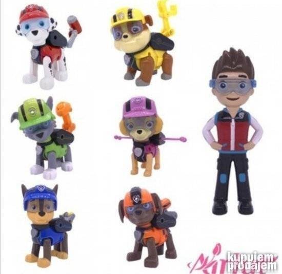 Set od 7 figurica spasilačke ekipe – 9 i 12 cm