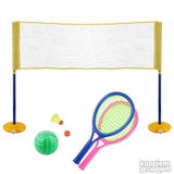 Set 2 u 1 badminton i odbojka sa mrežom 90x120 cm