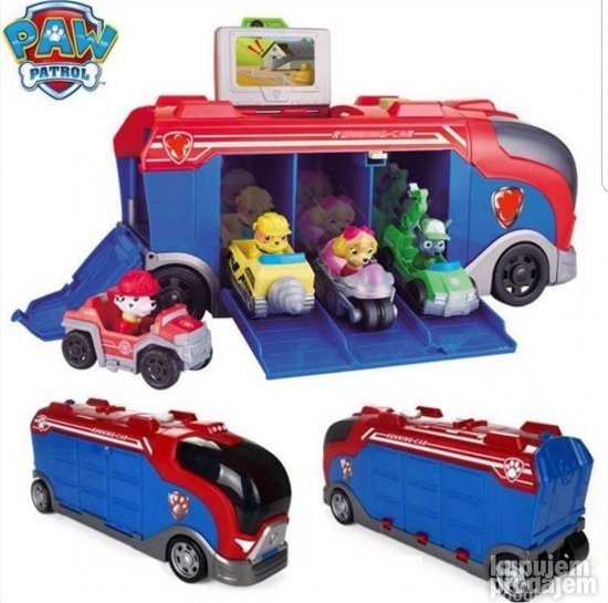 Kamper transporter igračka sa 7 figura i zvukom – slika 4