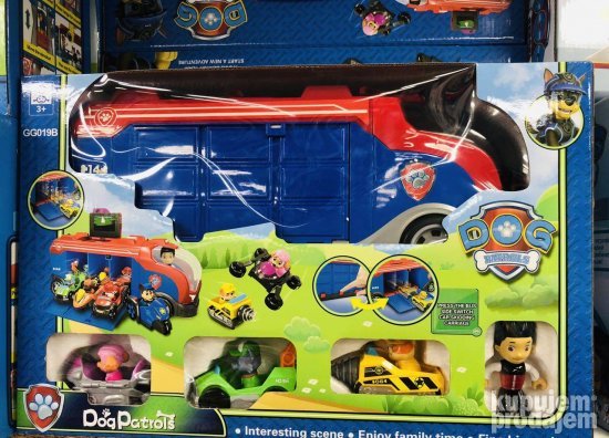 Kamper transporter igračka sa 7 figura i zvukom – slika 3