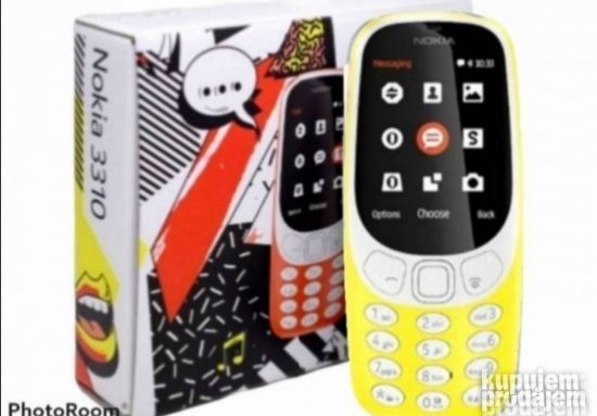 Mobilni telefon sa tastaturom, dual SIM – žuti