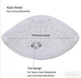UV LED lampa za nokte 120 W sa senzorom i ventilatorom
