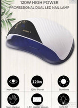 UV LED lampa za nokte 120 W sa senzorom i ventilatorom