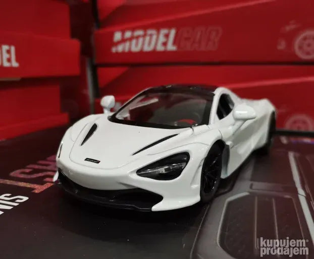 Die-cast McLaren 720S beli, razmera 1:32, do 20 cm