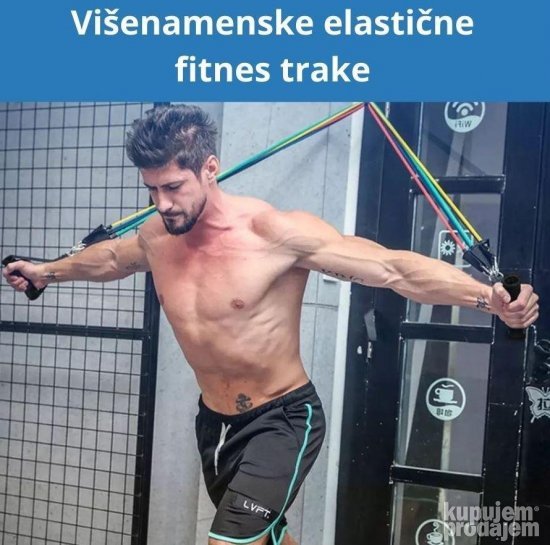 Elastične trake za trening JT-003 za ceo trening – slika 6