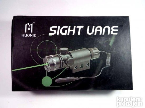 Zeleni laserski modul sa nosačem i mikroprekidačem
