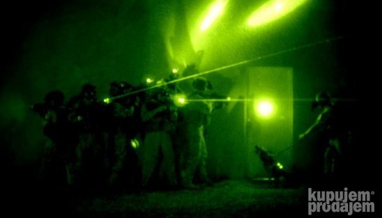 Zeleni laserski modul sa nosačem i mikroprekidačem – slika 3