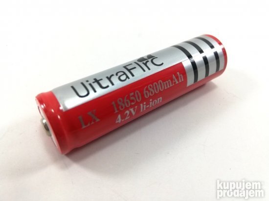 Litijum-jonska punjiva baterija 18650 za lampe i power bank – slika 2