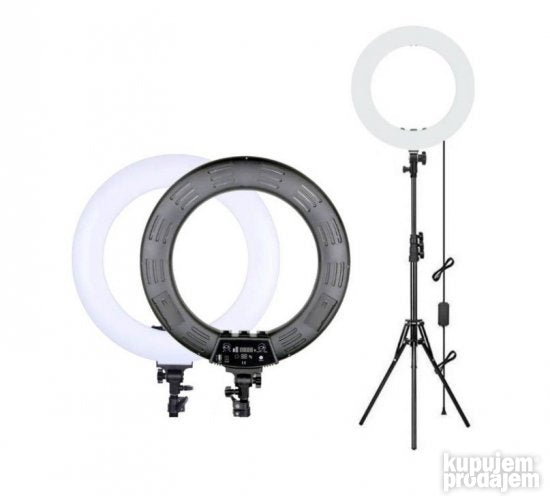 LED ring lampa 45 cm, 55 W sa stalkom i držačem
