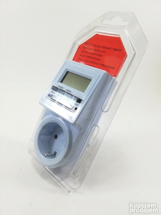 Digitalni tajmer za utičnicu do 3500W sa LCD displejom – slika 11