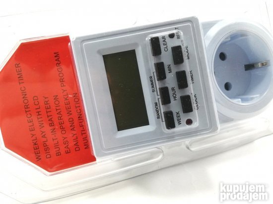 Digitalni tajmer za utičnicu do 3500W sa LCD displejom – slika 13