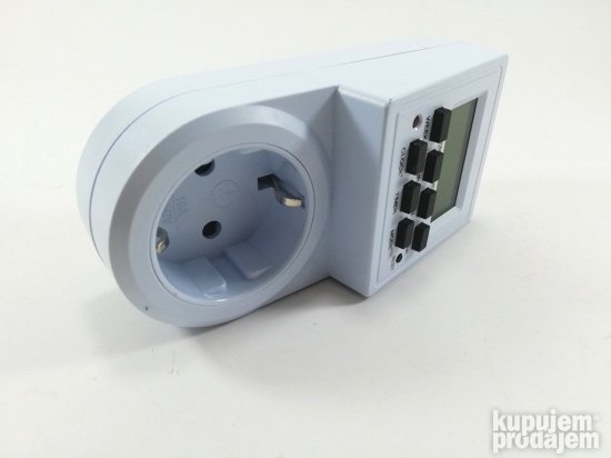 Digitalni tajmer za utičnicu do 3500W sa LCD displejom – slika 5