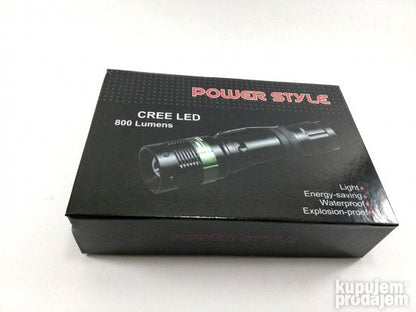 Power Style T6 Led Cree 800 Lumena