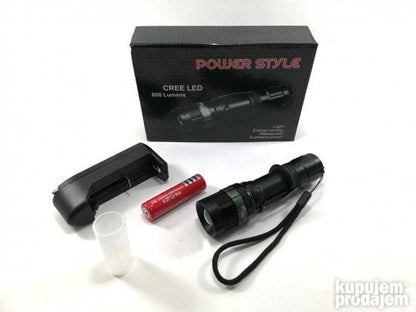 Power Style T6 Led Cree 800 Lumena