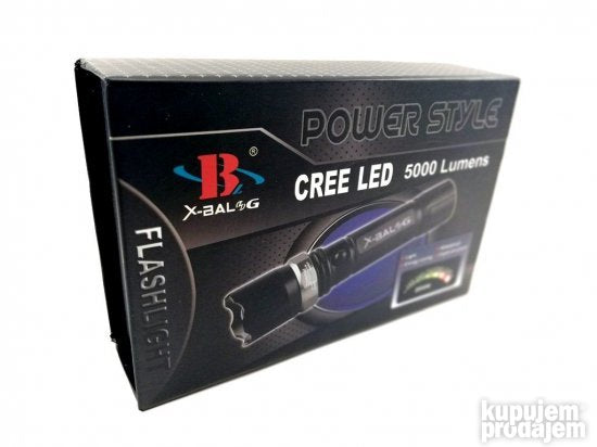 Baterijska LED lampa BL-5000 sa nastavkom za signalizaciju – slika 6