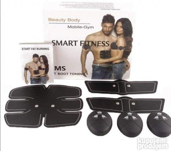EMS stimulator sa 3 gel jastučića za ruke i stomak