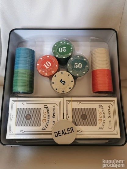 Texas Poker hold em poker set VECI