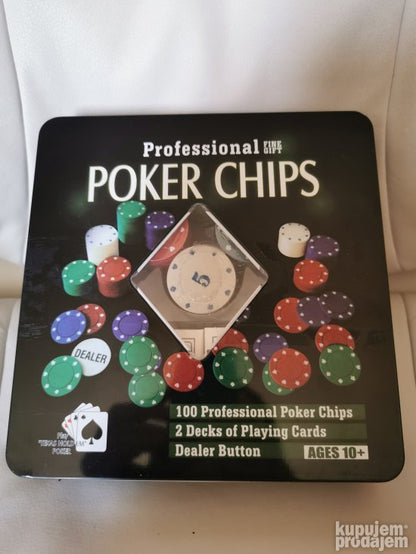 Texas Poker hold em poker set VECI