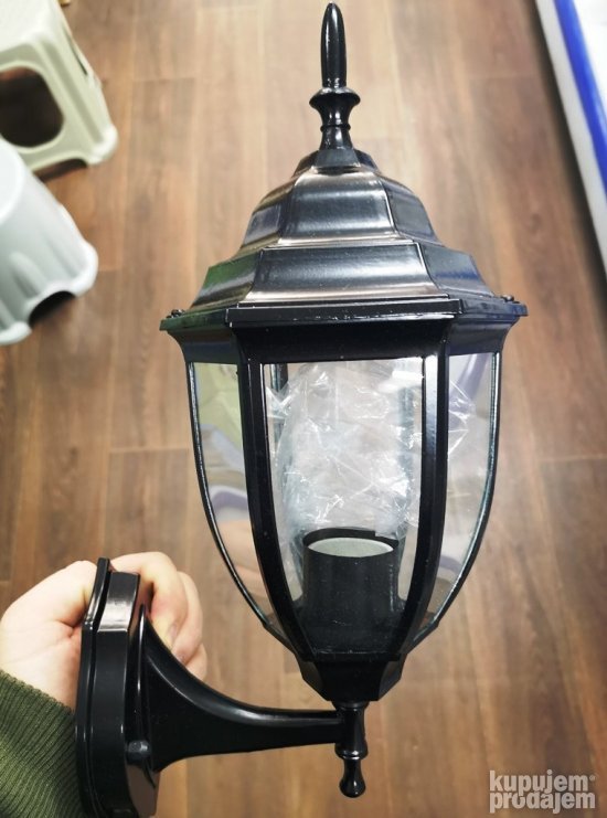 Ukrasne zidne lampe - crne