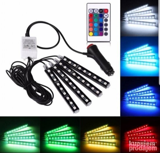 RGB Led ambijentno osvetljenje rgb osvetljenje za auto