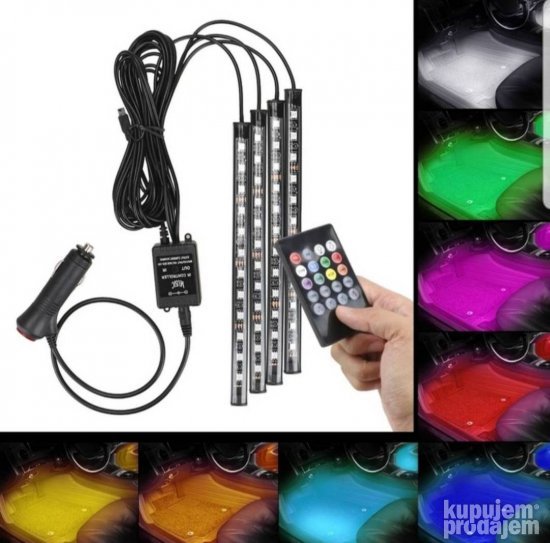 RGB Led ambijentno osvetljenje rgb osvetljenje za auto