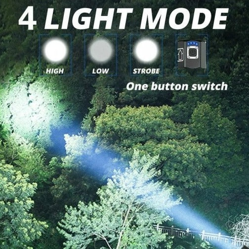 Taktička LED lampa sa 4 režima i baterijom 1200 mAh – slika 2