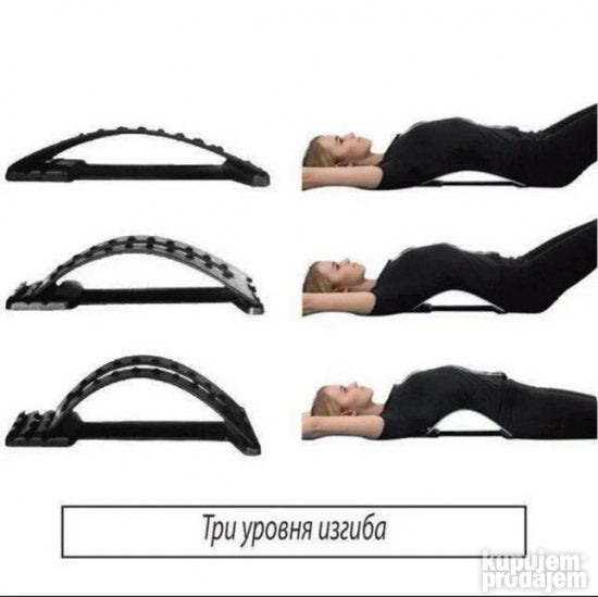 Sprava za istezanje leđa sa podesivim lukom – slika 4