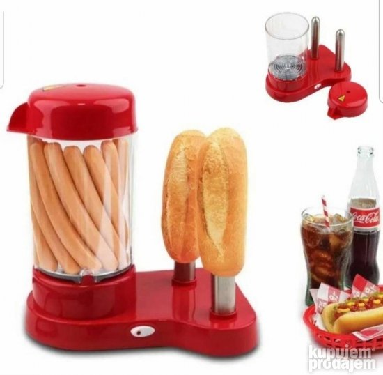 Ugostiteljski aparat za pripremu hot dogova