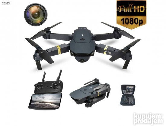 Dron 998 sa dve kamere 720p, WiFi FPV i sklopivim rukama