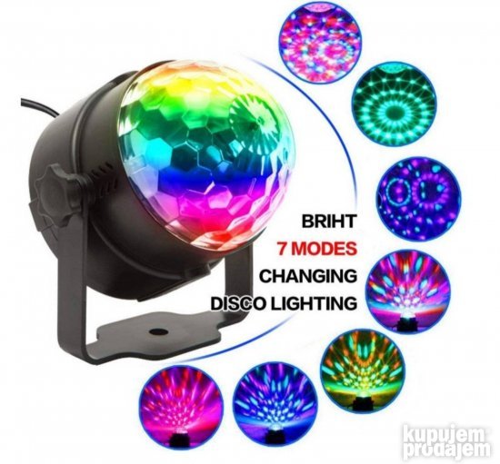 LED disko laser projektor RGB sa daljinskim upravljačem