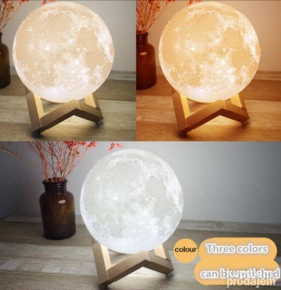 Mesec lampa i ovlaživač vazduha 2 u 1, 880 ml
