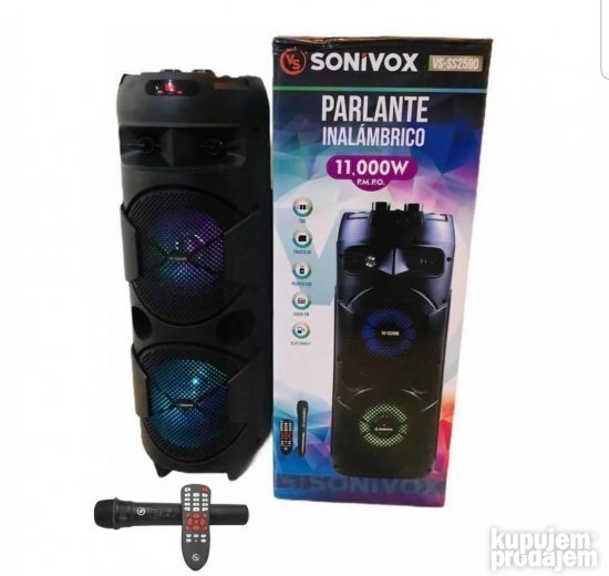 Zvucnik - Bluetooth karaoke zvucnik - Zvucnik Sonivox