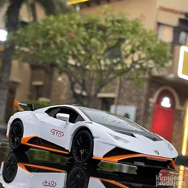 Die-cast Lamborghini Huracan STO beli, razmera 1:24
