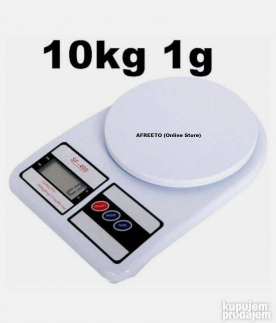 Digitalna kuhinjska vaga do 10 kg sa tare funkcijom