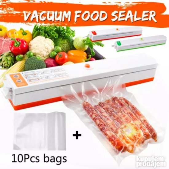 Aparat za vakumiranje hrane 100 W sa 5 kesa