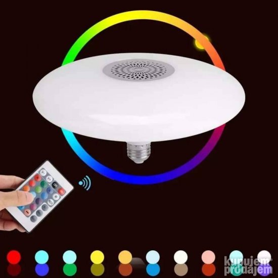 Bluetooth muzička sijalica UFO sa daljinskim upravljačem