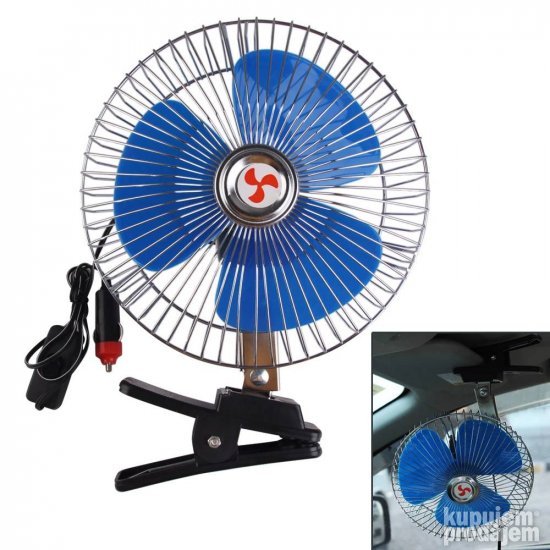 Ventilator na 12 V za auto i kuću