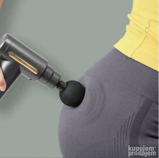 Mini pištolj za masažu sa 4 nastavka i baterijom 1800 mAh