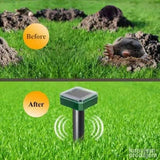 Solarni rasterivač krtica – set od 2 komada za zemlju