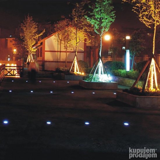 Solarne lampe za zabadanje – 4 kom, zamenljiva baterija