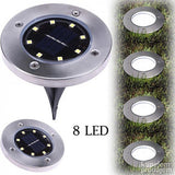 Dekorativno svetlo bašte uz četiri solarne lampe
