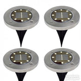 Solarne lampe za zabadanje – 4 kom, zamenljiva baterija
