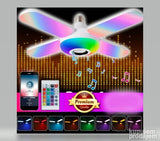 Rasklopiva LED lampa sa Bluetooth zvučnikom i RGB svetlom