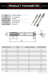 Set za reparaciju navoja 131 deo – M5 do M12