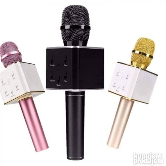 Karaoke mikrofon sa Bluetooth zvučnikom i eho efektom