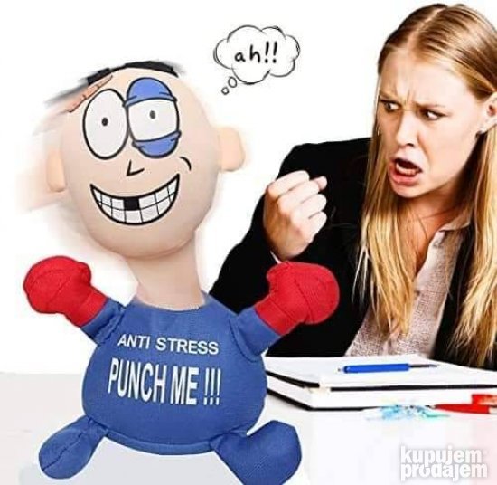 Antistres lutka Punch Me sa zvučnom reakcijom